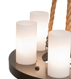 18"W Loxley 6 Lt Chandelier