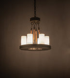 18"W Loxley 6 Lt Chandelier