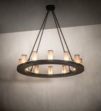 42"W Loxley 12 Lt Chandelier