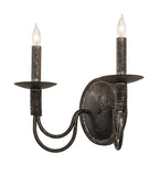 14"W Bell 2 Lt Wall Sconce
