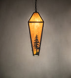 12.5"Sq Lone Pine Pendant