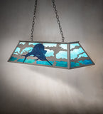 48"L Sailfish Oblong Pendant