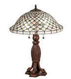25"H Diamond & Jewel Table Lamp