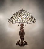 25"H Diamond & Jewel Table Lamp
