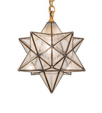 12"W Moravian Star Pendant