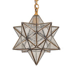 12"W Moravian Star Pendant