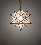 12"W Moravian Star Pendant