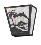 12"W Dolphin Dance Wall Sconce