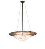 31"W Metro Fusion Super Nova Inverted Pendant