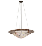 31"W Metro Fusion Super Nova Inverted Pendant