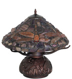 17"H Dragonfly Agata Table Lamp