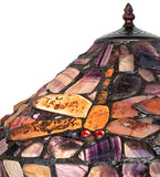 17"H Dragonfly Agata Table Lamp