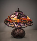 17"H Dragonfly Agata Table Lamp