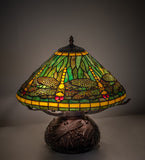 17"H Tiffany Dragonfly Table Lamp