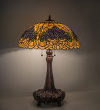 31"H Rose Bouquet Table Lamp