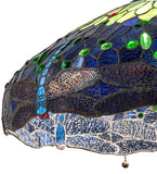 22"W Tiffany Hanginghead Dragonfly Pendant