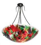 30"W Metro Fusion Colorito Contemporary Semi-Flushmount