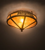 16"W Train Flushmount