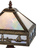 19"H Sailboat Mission Accent Lamp