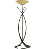 68"H Nehoc Fused Glass Contemporary Torchiere