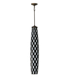 6"W Checkers Contemporary Pendant