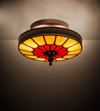 8"W Vincent Honeycomb Victorian Flushmount