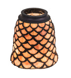 4"W Tiffany Fishscale Fan Light Shade