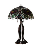 30"H Renaissance Rose Table Lamp