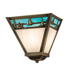 9"W Sailboat Wall Sconce