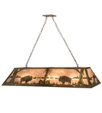 60"L Buffalo Island/Billiard Pendant