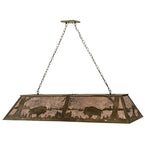 60"L Buffalo Island/Billiard Pendant