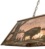 60"L Buffalo Island/Billiard Pendant