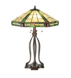 30"H Wilkenson Stained Glass Table Lamp