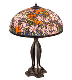30"H Tiffany Magnolia Table Lamp