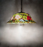 20"W Tiffany Rosebush Pendant