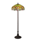 62"H Tiffany Hanginghead Dragonfly Floor Lamp