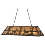 48"L Deer At Lake Island/Billiard Pendant