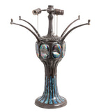 33"H Tiffany Hanginghead Dragonfly Table Lamp