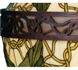 35"W Tiffany Grand Morning Glory Floral Victorian Pendant