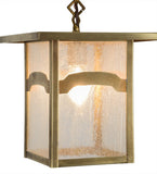 9"Sq Mission Hyde Park Mountain View Outdoor Pendant