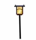 21"H X 5.5"Sq Hyde Park Mountain View Post Landscape Fixture