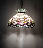20"W Roseborder Pendant