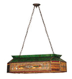 40"L Tiffany Gold Fringe Island/Billiard Pendant