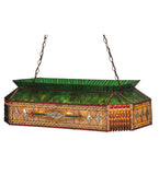 40"L Tiffany Gold Fringe Island/Billiard Pendant
