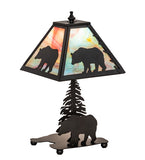 15"H Lone Bear Accent Lamp