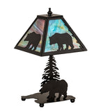 15"H Lone Bear Accent Lamp