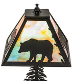 15"H Lone Bear Accent Lamp
