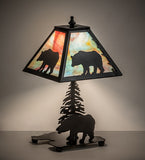 15"H Lone Bear Accent Lamp