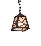 6"Sq Branches Mini Pendant
