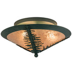 18"W Tamarack Flushmount